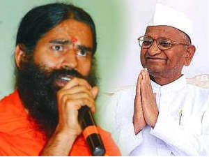 baba ramdev and anna hazare baba ramdev and anna hazare