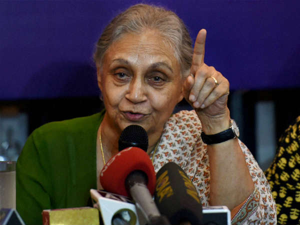 former delhi cm Sheila dixit replies arvinder singh lovely former delhi cm Sheila dixit replies arvinder singh lovely