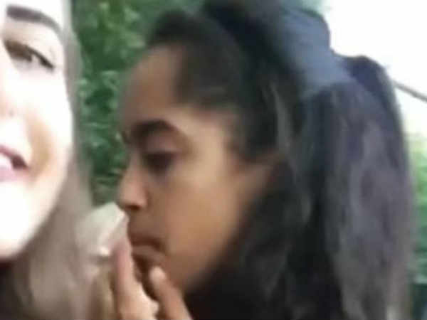 Barack Obama's Daughter Malia Caught Smoking Barack Obama's Daughter Malia Caught Smoking