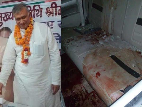BJP leader Brijpal Teotia shot at by assailants in Ghaziabad BJP leader Brijpal Teotia shot at by assailants in Ghaziabad