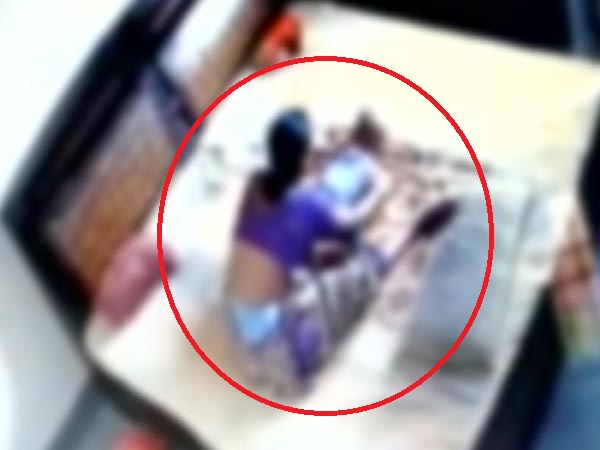 CCTV footage shows ruthless mother beating up, strangling child in Bareily CCTV footage shows ruthless mother beating up, strangling child in Bareily