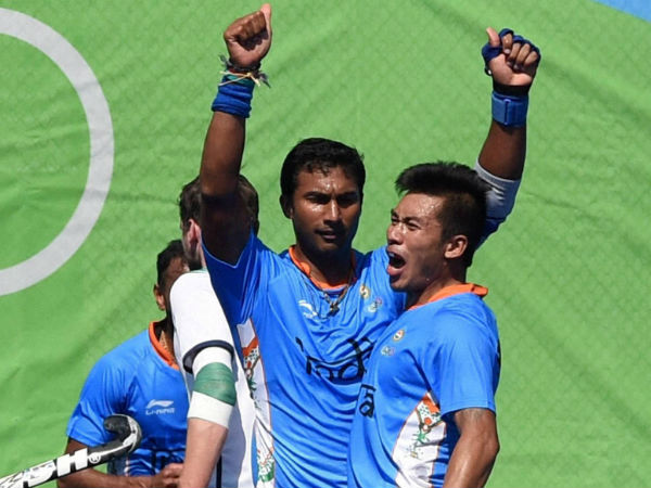 File photo: India's Raghunath raises his hands to celebrate a goal during Rio Olympics File photo: India's Raghunath raises his hands to celebrate a goal during Rio Olympics