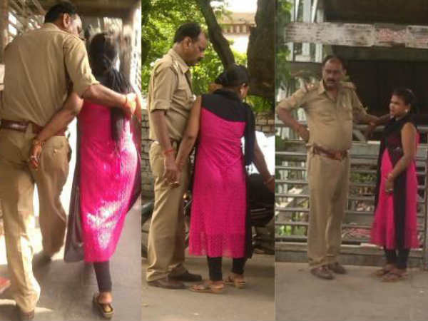 UP Police sub inspector found in obscene position with woman UP Police sub inspector found in obscene position with woman