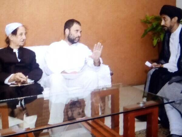 मुस्लिम धर्म गुरु मौलाना कल्बे सादिक से मिले राहुल गांधी