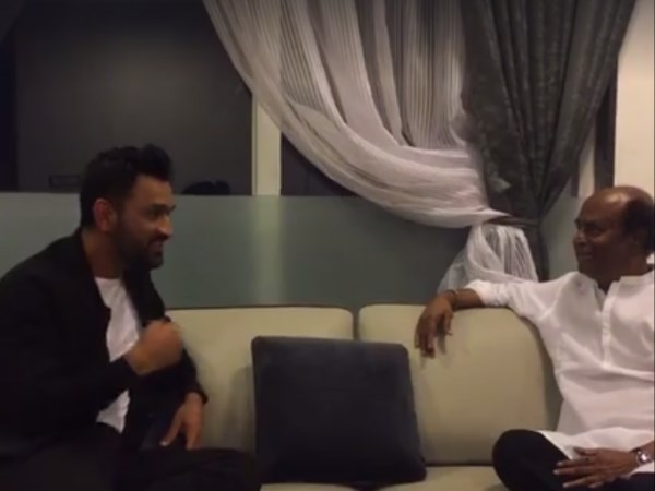 ms dhoni-rajnikanth ms dhoni-rajnikanth
