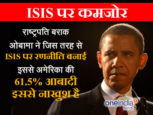 आईएसआईएस पर कमजोर राष्ट्रपति