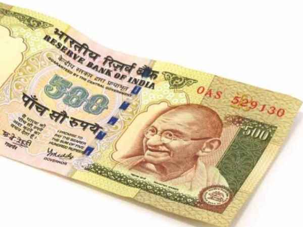 500 रुपए के असली नोट के लक्षण