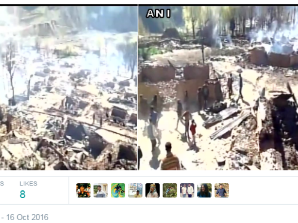 Kishtwar(J&K): Over 80 houses and 15 cow sheds gutted by fire in Sukhnai village in Kishtwar Kishtwar(J&K): Over 80 houses and 15 cow sheds gutted by fire in Sukhnai village in Kishtwar