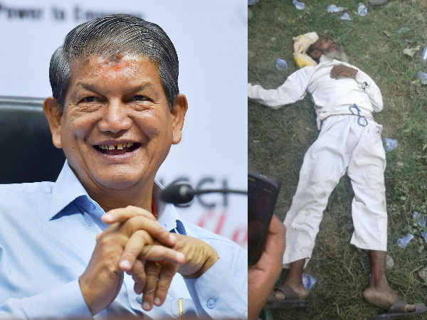 An 60 year old man dead in CM Harish Rawat's Rally An 60 year old man dead in CM Harish Rawat's Rally