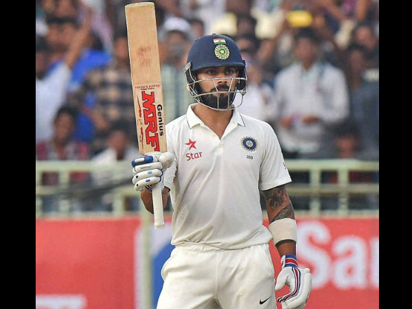 Visakhapatnam Test: Captain Virat Kohli was adjudged the Man of the Match Visakhapatnam Test: Captain Virat Kohli was adjudged the Man of the Match