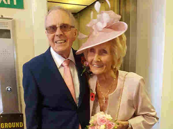 A couple have finally married after they were forced to call off A couple have finally married after they were forced to call off