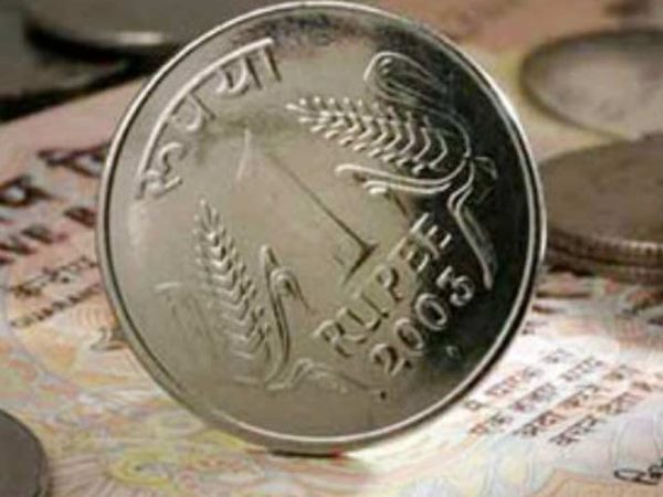 one rupee coin one rupee coin