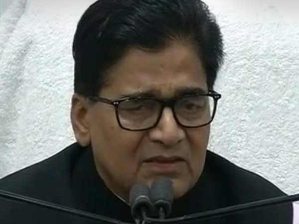 Ram Gopal Yadav gets emotional while addressing a press conference Ram Gopal Yadav gets emotional while addressing a press conference