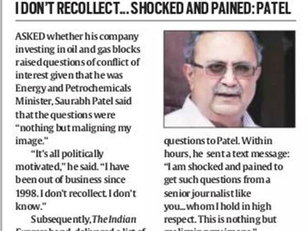 As Gujarat Energy & Petrochemicals Minister, Saurabh Patel joined family firm that invested in oil, gas blocks As Gujarat Energy & Petrochemicals Minister, Saurabh Patel joined family firm that invested in oil, gas blocks