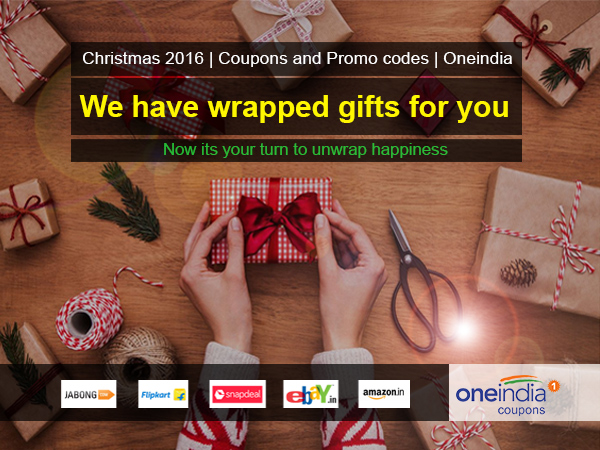 Use Oneindia coupon for Christmas shopping, get mega discounts Use Oneindia coupon for Christmas shopping, get mega discounts