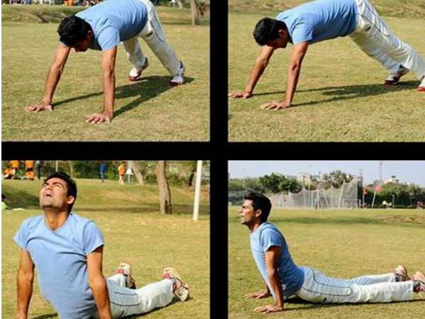 मोहम्मद कैफ ने किया सूर्य नमस्कार मोहम्मद कैफ ने किया सूर्य नमस्कार