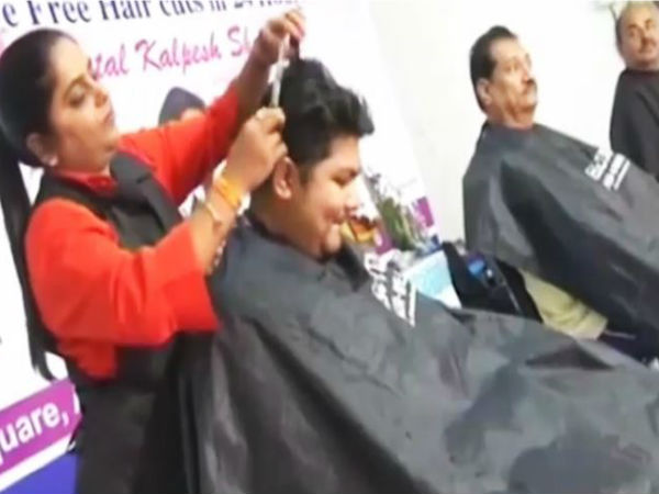 Surat-based hairdresser sets the Guinness record most haircuts in 24 hours Surat-based hairdresser sets the Guinness record most haircuts in 24 hours