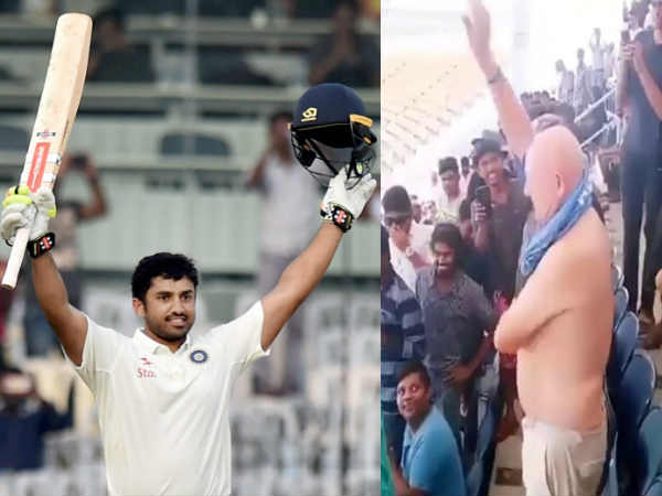 English fan exchanges team india jersey after Karun Nair's triple ton English fan exchanges team india jersey after Karun Nair's triple ton