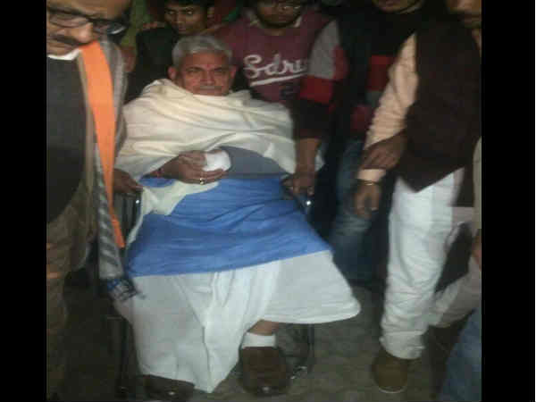 Union Minister Manoj Sinha has injured Union Minister Manoj Sinha has injured