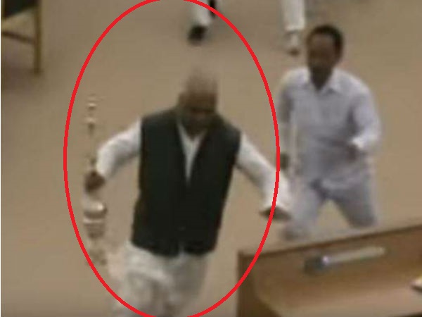 Tripura MLA runs away with Speaker’s mace Tripura MLA runs away with Speaker’s mace