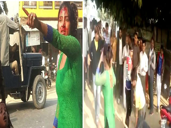 Video: Women assault publicly in Mainpuri Video: Women assault publicly in Mainpuri