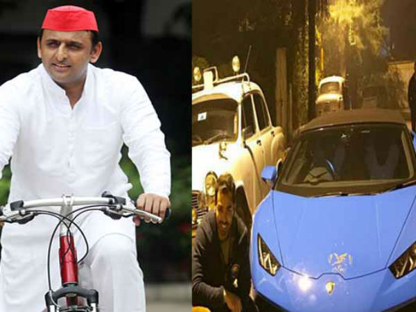 BJP releases a video taking jibe of Pratik Yadav lamborghini drive. BJP releases a video taking jibe of Pratik Yadav lamborghini drive.