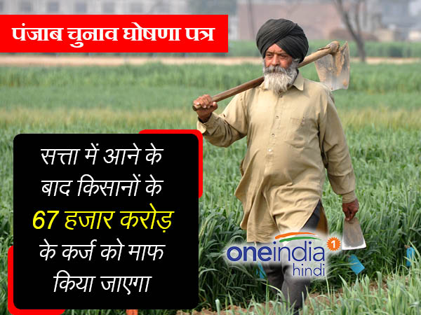 कांग्रेस का घोषणापत्र-किसानों का कर्जा होगा माफ, बेरोजगार युवाओं को मिलेगा 2500 रुपए का भत्ता कांग्रेस का घोषणापत्र-किसानों का कर्जा होगा माफ, बेरोजगार युवाओं को मिलेगा 2500 रुपए का भत्ता