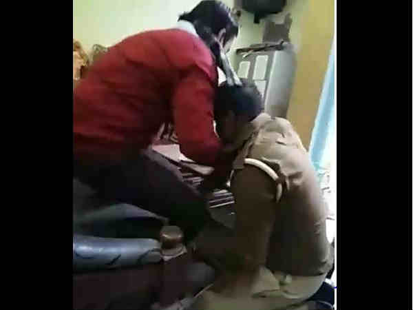 Police looted businessmen on the name of code of conduct, Video goes viral Police looted businessmen on the name of code of conduct, Video goes viral