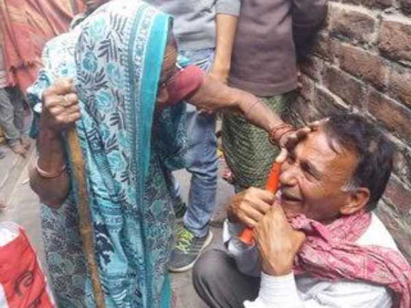 बच्चों के दादा ने भी सुलझाया था झगड़ा