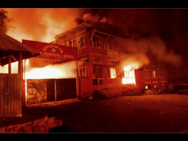 Violence in Nagaland: Protesters attack government offices in Kohima Violence in Nagaland: Protesters attack government offices in Kohima