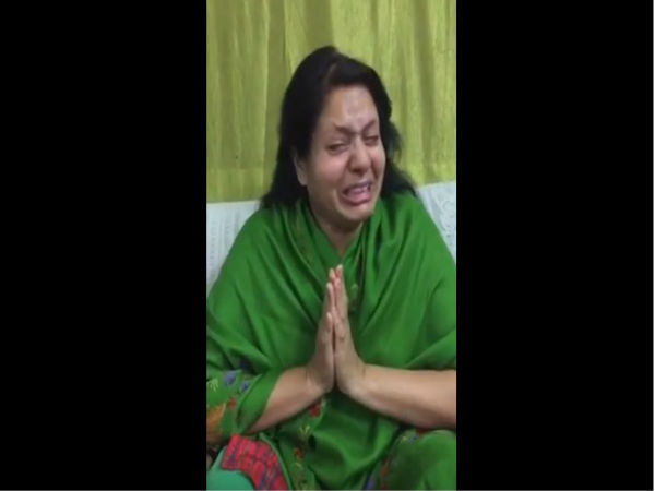 VIRAL VIDEO: Sara Singh's mother cries, appeals to public not to vote for 'murderer' Amarmani Tripathi's son Amanmani VIRAL VIDEO: Sara Singh's mother cries, appeals to public not to vote for 'murderer' Amarmani Tripathi's son Amanmani