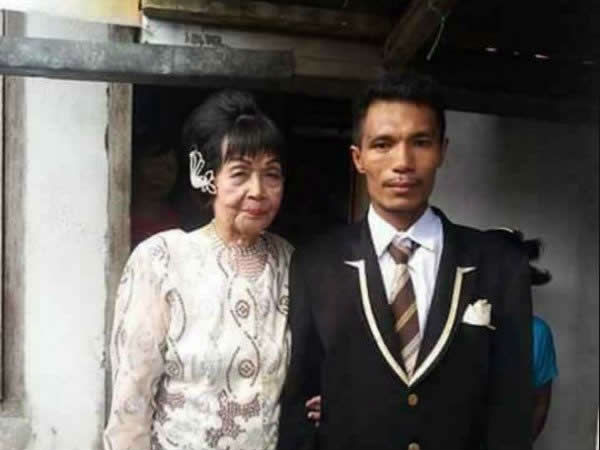 28 साल का लड़का, 82 साल की लड़की
