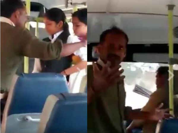 Watch: Kerala man enters college bus, abuses, assaults female student Watch: Kerala man enters college bus, abuses, assaults female student
