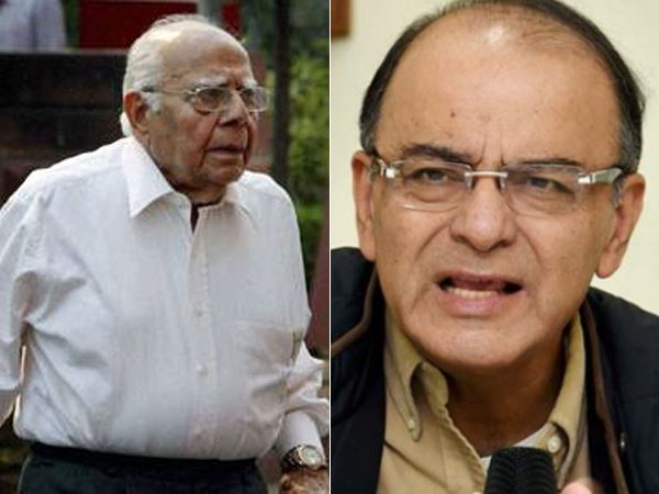 जेठमलानी ने जेटली को लिखा पत्र, कहा- केजरीवाल ने कहा था अपमानजनक शब्द बोलने को जेठमलानी ने जेटली को लिखा पत्र, कहा- केजरीवाल ने कहा था अपमानजनक शब्द बोलने को