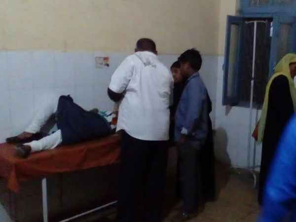 घायलों को अस्पताल में भर्ती कराया