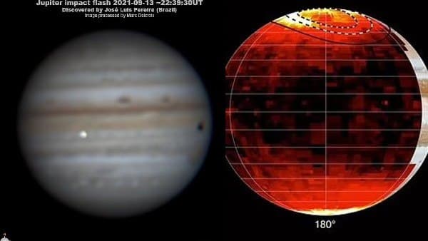 What collided with Jupiter?
