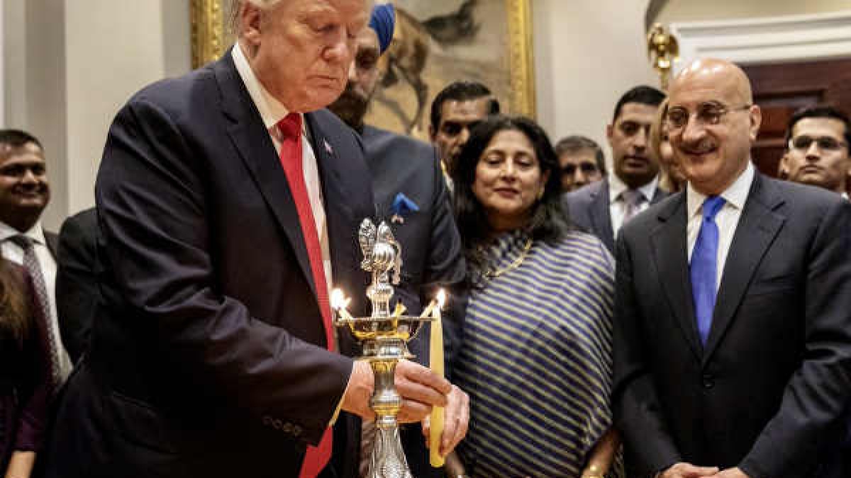हिंदुओं का जिक्र करना भूले थे ट्रंप