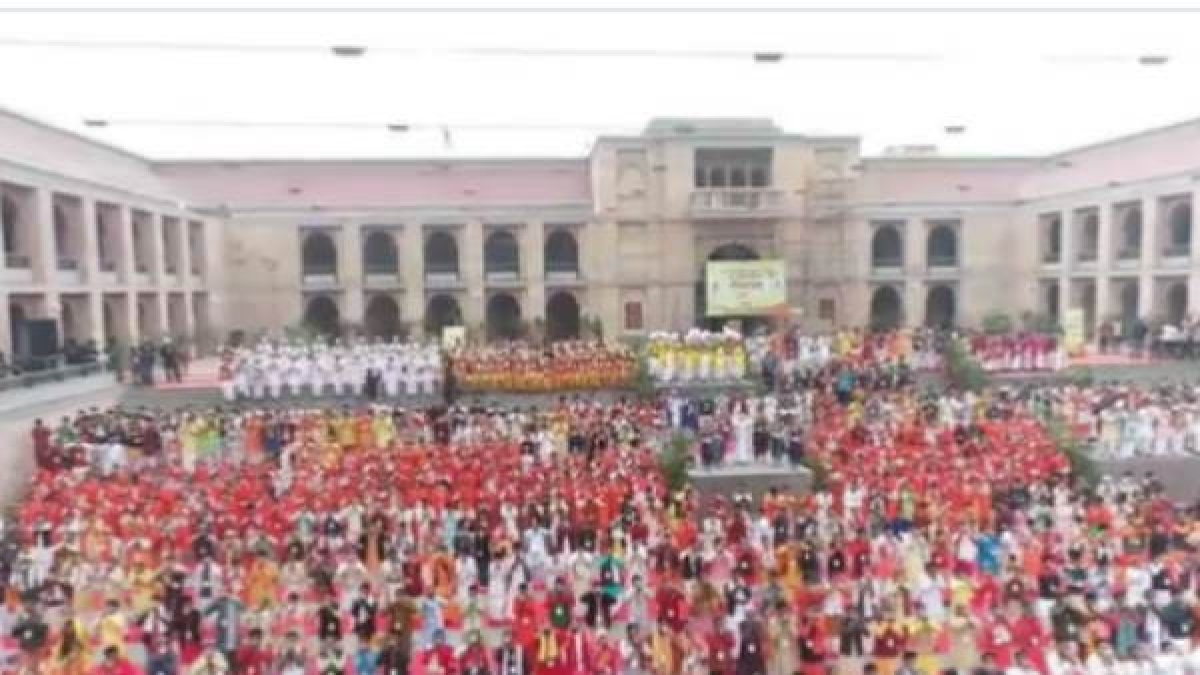 On new year SankhNaad organised in Kashi Vishwanath Dham On new year SankhNaad organised in Kashi Vishwanath Dham