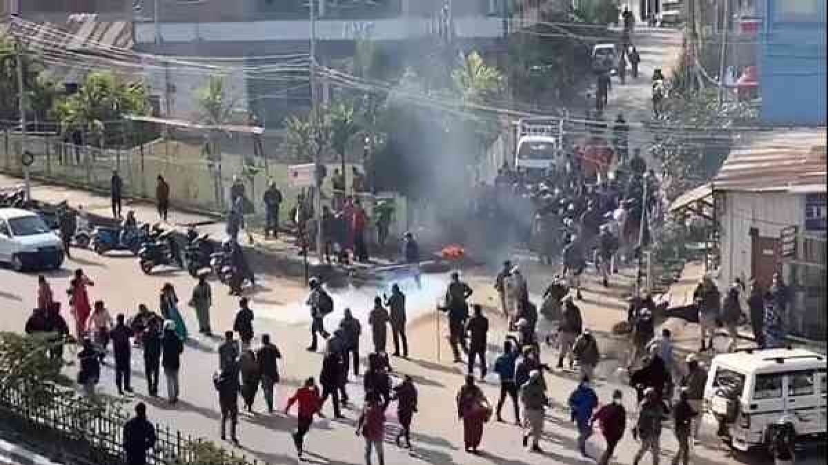 After the release of the list of candidates in Manipur, there has been a state of rebellion in the BJP, incidents of resignation of many leaders and protests have been seen After the release of the list of candidates in Manipur, there has been a state of rebellion in the BJP, incidents of resignation of many leaders and protests have been seen