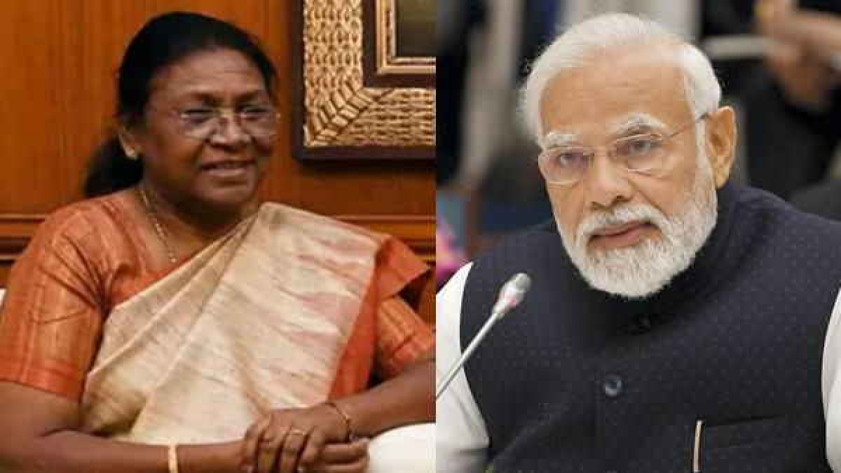 Fact check: Old edit photo of PM Narendra Modi President Draupadi Murmu viral with false claim Fact check: Old edit photo of PM Narendra Modi President Draupadi Murmu viral with false claim
