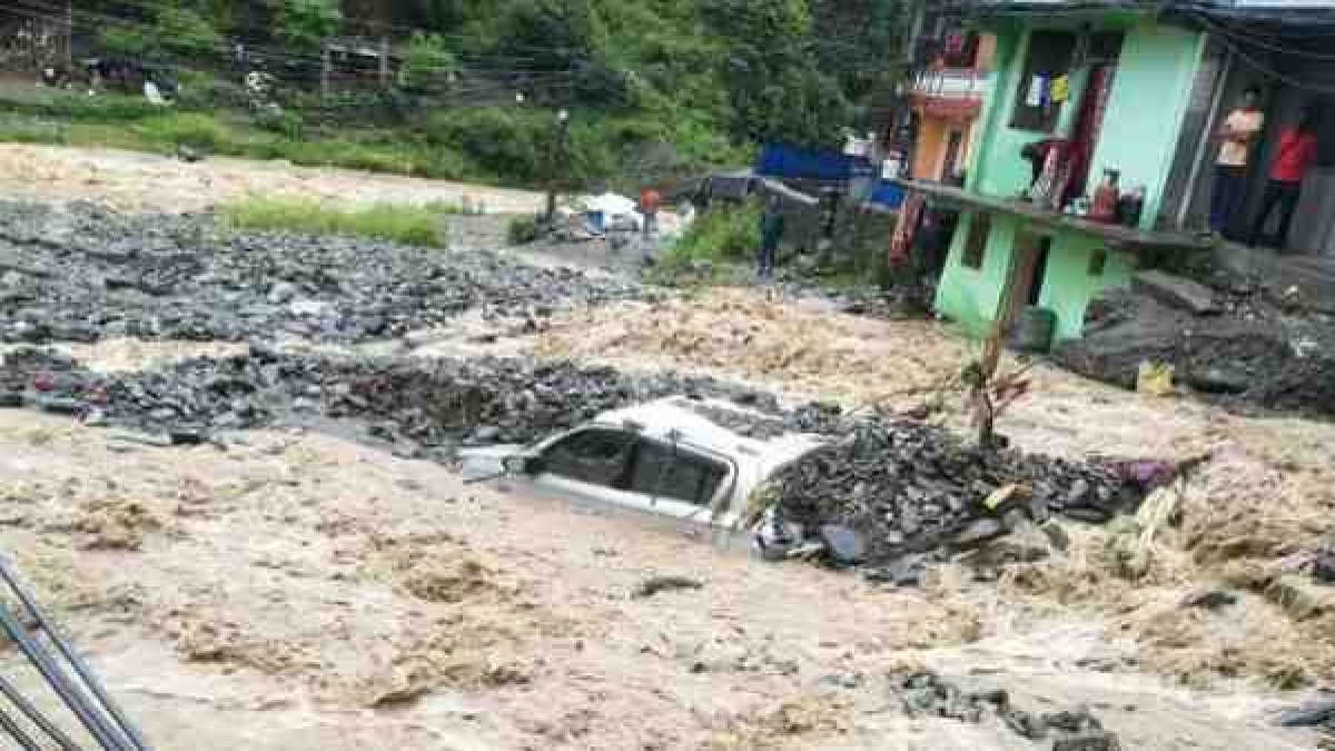 भरमौल में बादल फटने से हुई तबाही
