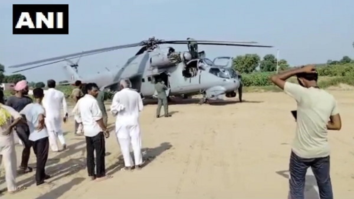 IAF MI-35 Hanumangarh IAF MI-35 Hanumangarh