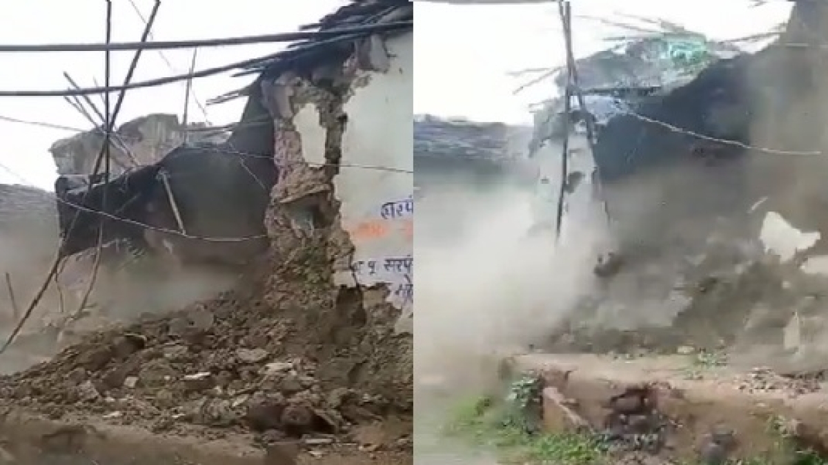 Vidisha house collapses Vidisha house collapses