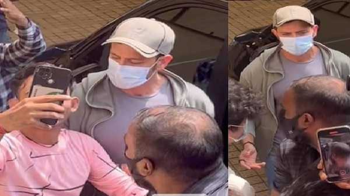फैन ने जबरन ली ऋतिक के साथ सेल्फी