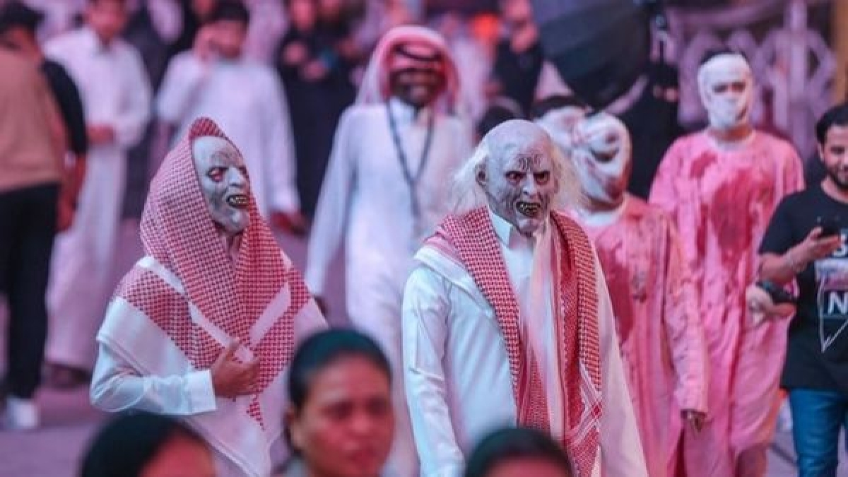 पहली बार सऊदी में मनाया गया हैलोवीन