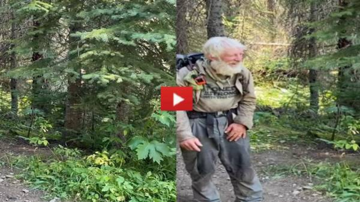 Old Man at Pacific Crest Trail Old Man at Pacific Crest Trail