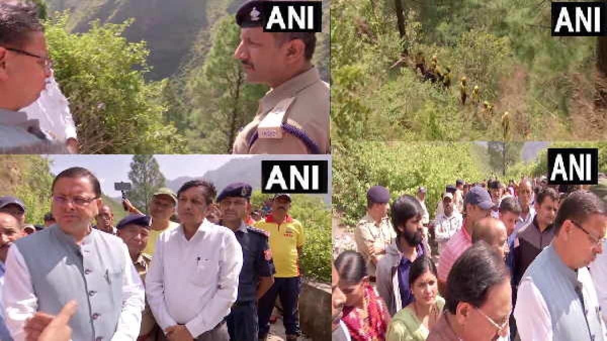 Pauri Garhwal bus hadsha CM pushkar Dhami reached spot relief rescue work necessary instructions Pauri Garhwal bus hadsha CM pushkar Dhami reached spot relief rescue work necessary instructions