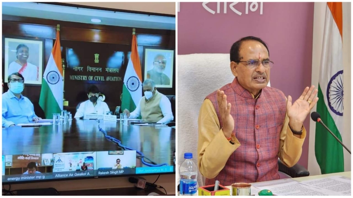 MP News: Air service started from Indore to Jabalpur and Gwalior, Shivraj singh chouhan Scindia MP News: Air service started from Indore to Jabalpur and Gwalior, Shivraj singh chouhan Scindia