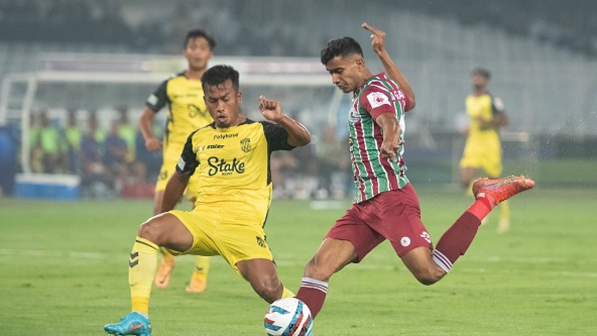 Indian Super League 2022-23: Defending champions Hyderabad FC defeat against ATK Mohun Bagan Indian Super League 2022-23: Defending champions Hyderabad FC defeat against ATK Mohun Bagan