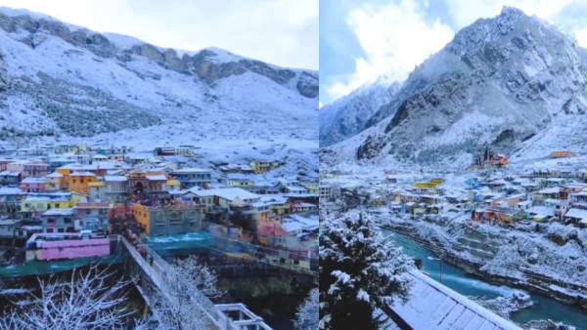 Weather Snowfall increased cold hilly areas beautiful view Badrinath kedarnath gangotri Weather Snowfall increased cold hilly areas beautiful view Badrinath kedarnath gangotri